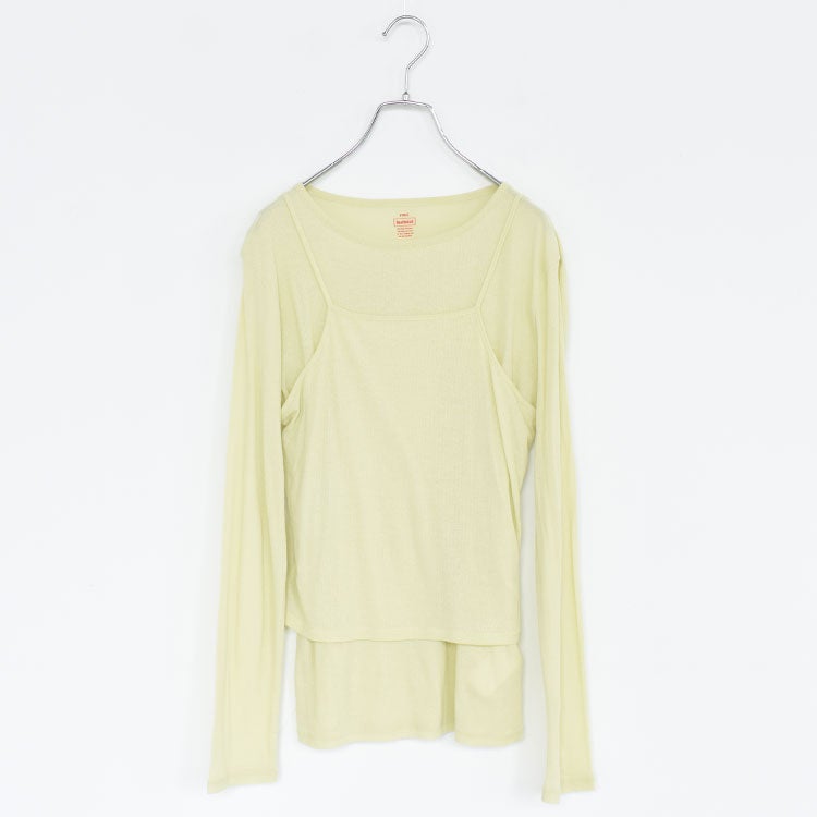 Camisole & L/S Tee Set キャミソール&ロングスリーブTシャツセット