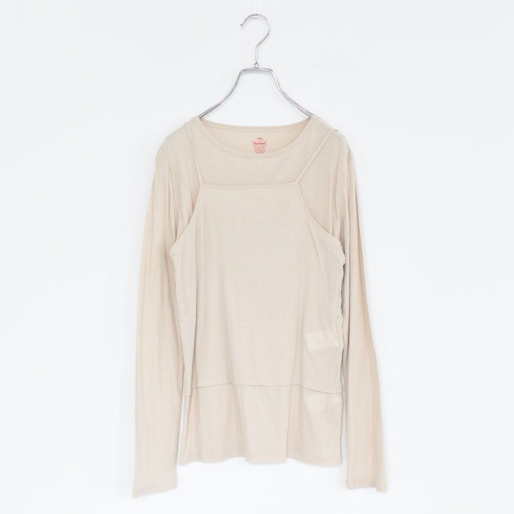 Camisole & L/S Tee Set キャミソール&ロングスリーブTシャツセット