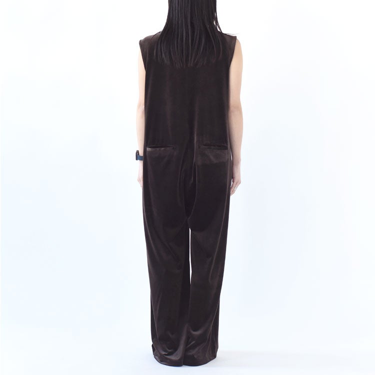 Velour Vneck Combinaison　ベロアVネックコンビネゾン