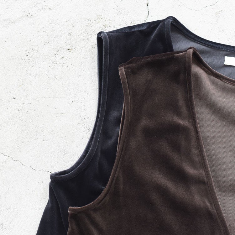 Velour Vneck Combinaison　ベロアVネックコンビネゾン