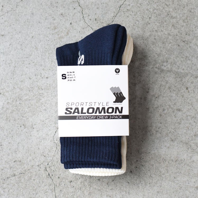 EVERYDAY CREW 3-PACK エブリデイクルー3パックソックス