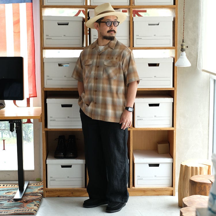 PENDLETON×GDC Open Collar Shirt S／S ペンドルトン×GDC オープン