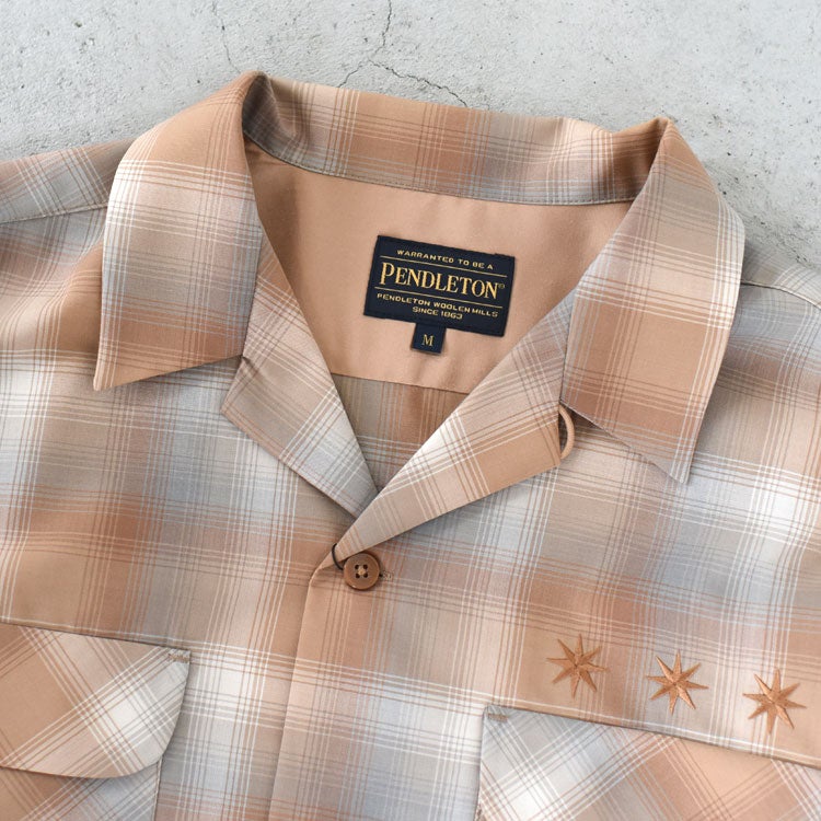 PENDLETON×GDC Open Collar Shirt S／S ペンドルトン×GDC オープン