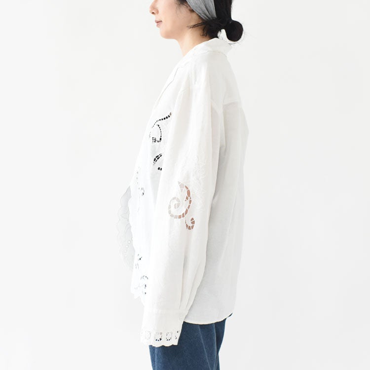 Cutwork Opencollar Shirts　カットワークオープンカラーシャツ