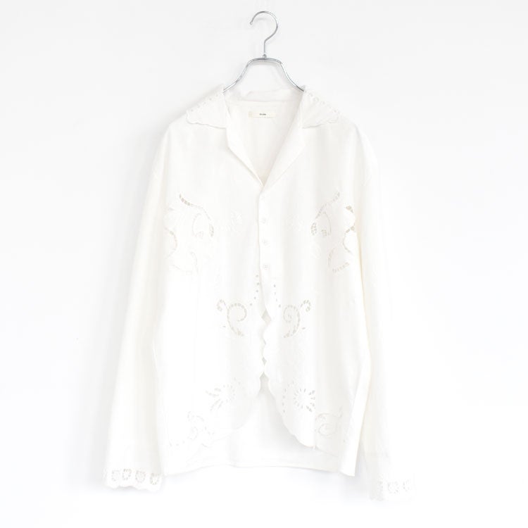 Cutwork Opencollar Shirts　カットワークオープンカラーシャツ