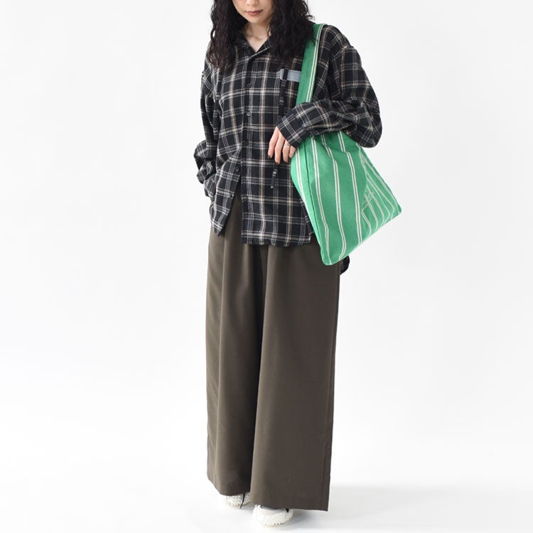 Stripe Fabric One Shoulder Bag ストライプ ファブリック ワンショルダーバッグ