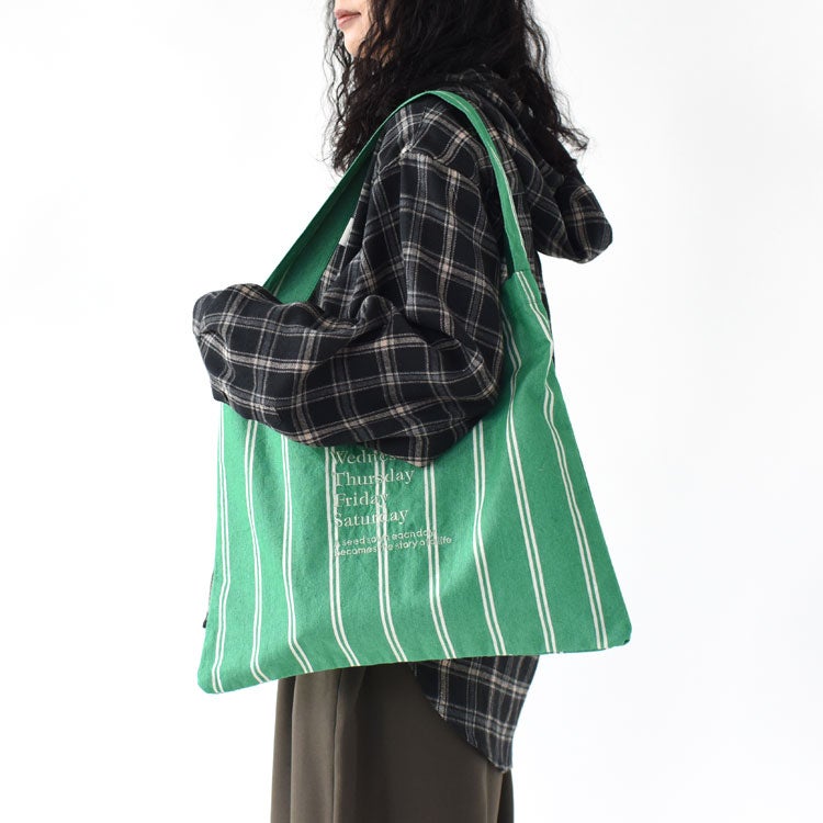 Stripe Fabric One Shoulder Bag ストライプ ファブリック ワンショルダーバッグ