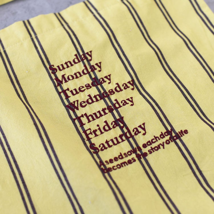 Stripe Fabric One Shoulder Bag ストライプ ファブリック ワンショルダーバッグ