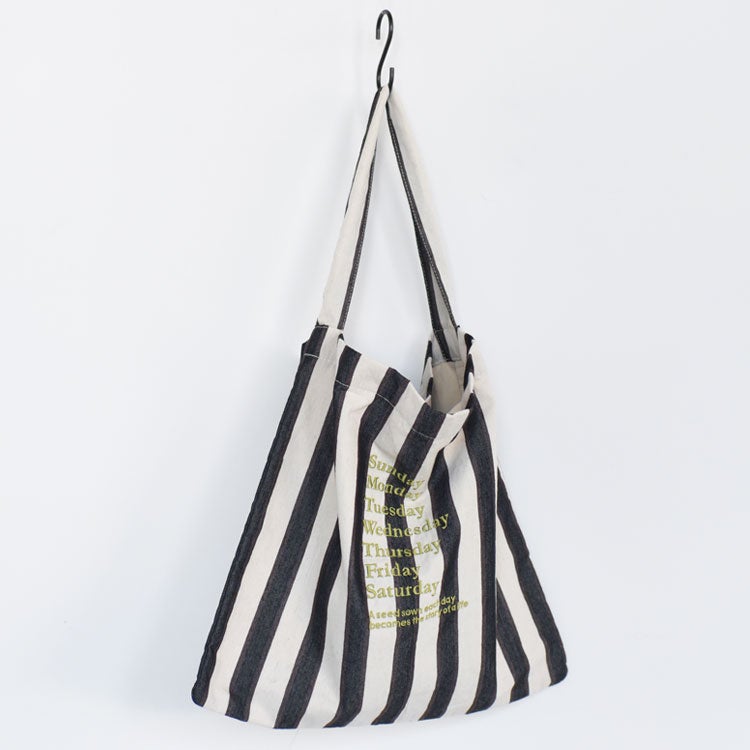Stripe Fabric One Shoulder Bag ストライプ ファブリック ワンショルダーバッグ