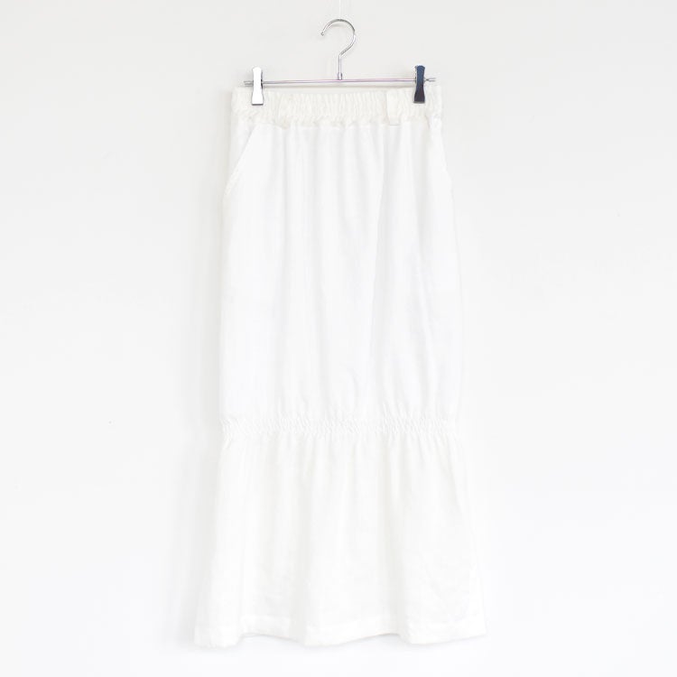 FRENCH LINEN SHIRING SKIRT フレンチリネンシャーリングスカート
