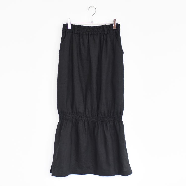 FRENCH LINEN SHIRING SKIRT フレンチリネンシャーリングスカート
