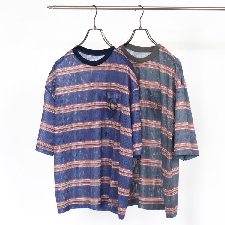 ORIGINAL Charcoal S/Mesh Border S/S オリジナル チャコール スポーツメッシュボーダーショートスリーブ