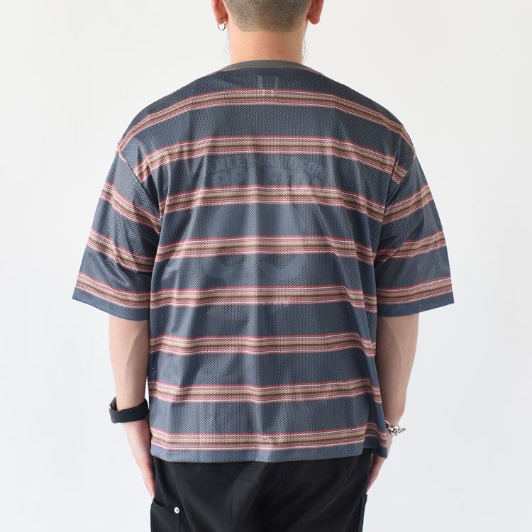 ORIGINAL Charcoal S/Mesh Border S/S オリジナル チャコール スポーツメッシュボーダーショートスリーブ