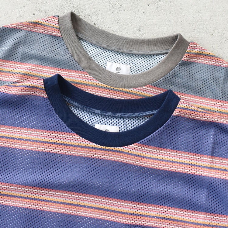 ORIGINAL Charcoal S/Mesh Border S/S オリジナル チャコール スポーツメッシュボーダーショートスリーブ