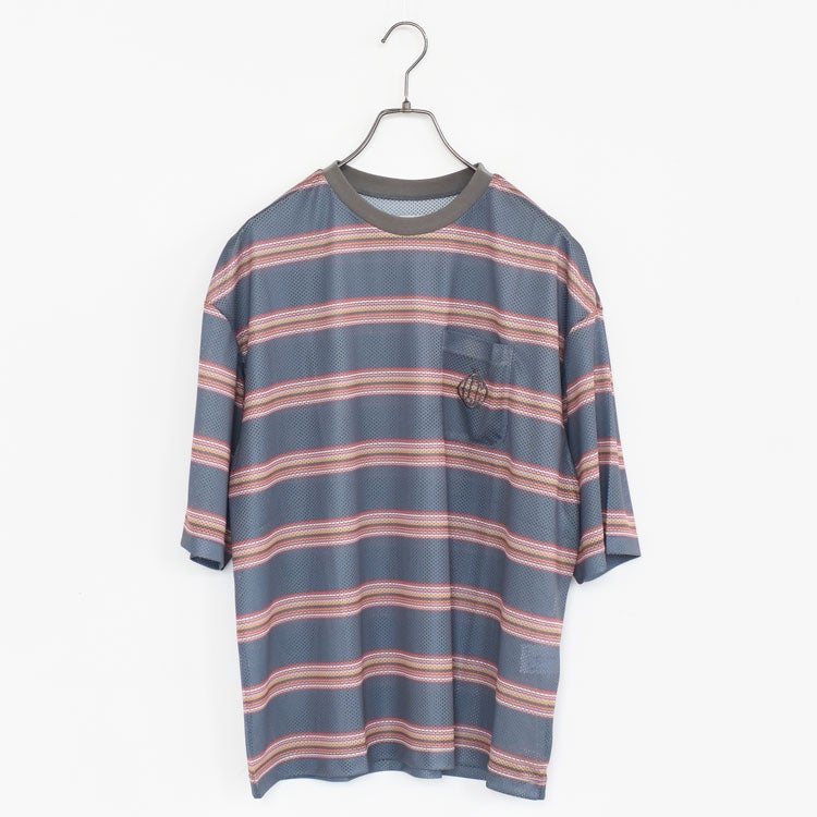 ORIGINAL Charcoal S/Mesh Border S/S オリジナル チャコール スポーツメッシュボーダーショートスリーブ