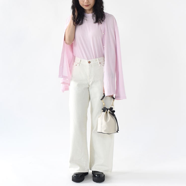 LAUREL WIDE CL ローレルワイドカラー デニムパンツ