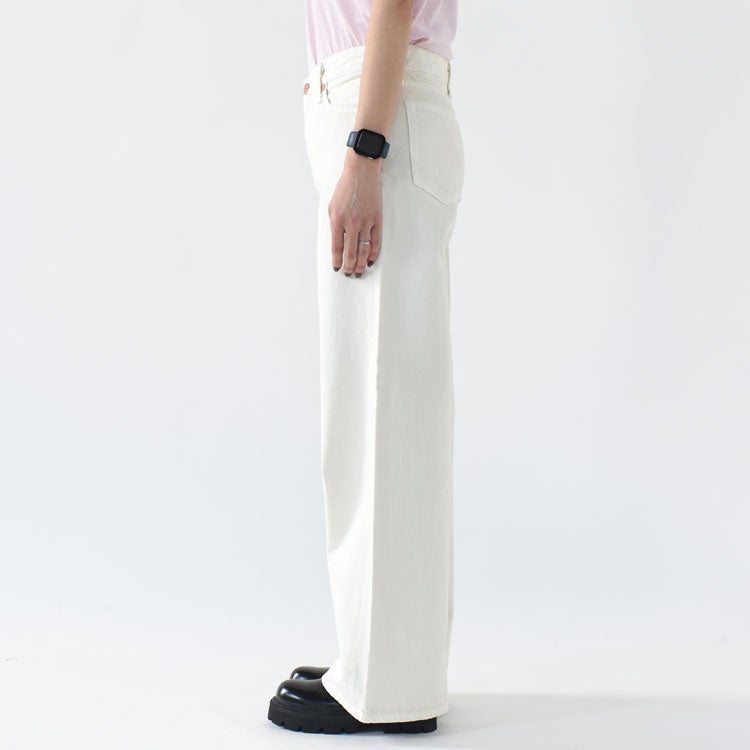 LAUREL WIDE CL ローレルワイドカラー デニムパンツ