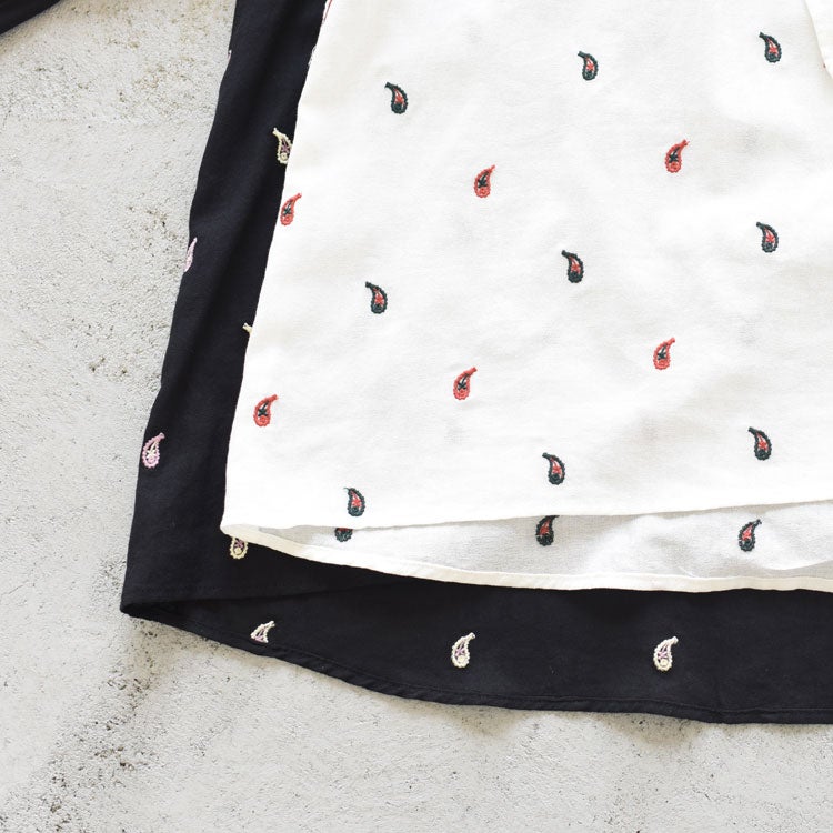 PAISLEY EMBROIDERED BLOUSE　ペイズリーエンブロイダリーブラウス