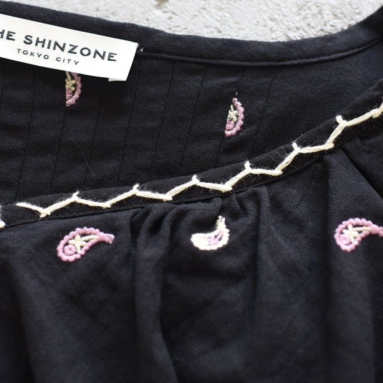 PAISLEY EMBROIDERED BLOUSE　ペイズリーエンブロイダリーブラウス