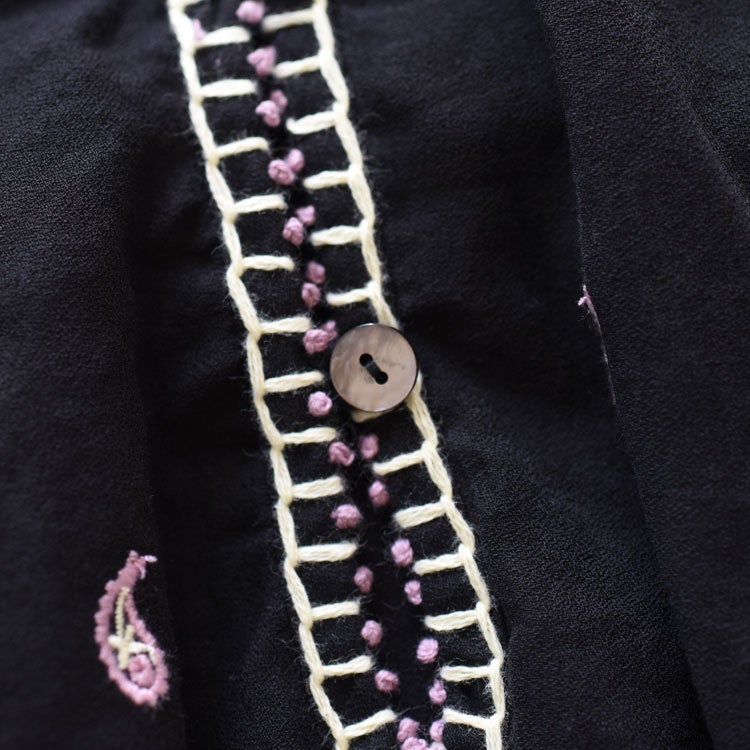 PAISLEY EMBROIDERED BLOUSE　ペイズリーエンブロイダリーブラウス