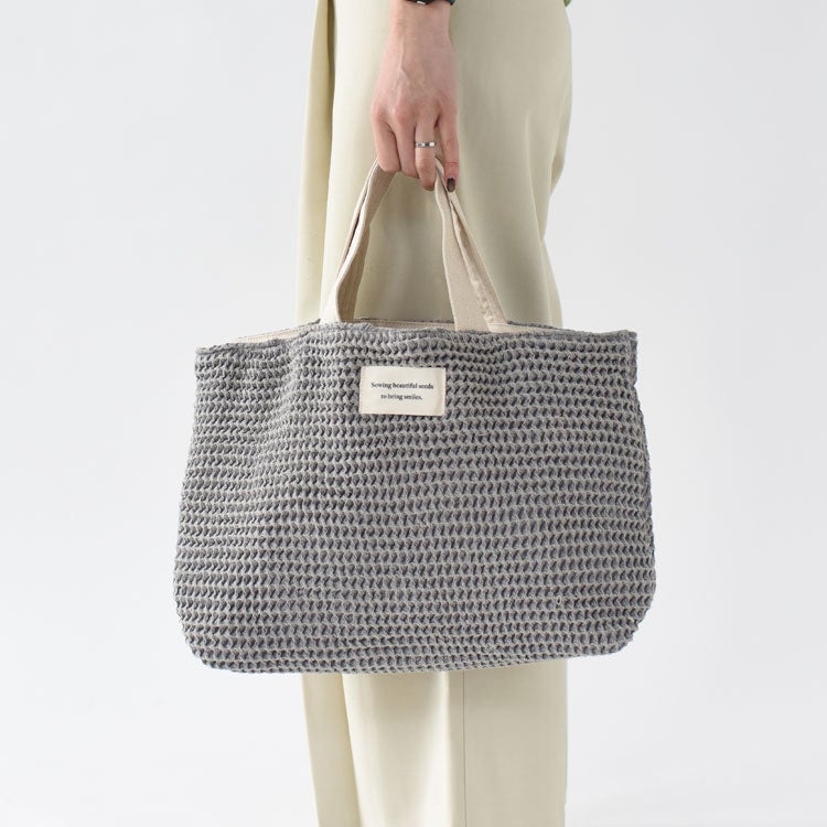 Waffle Square Totebag ワッフルスクエアトートバッグ