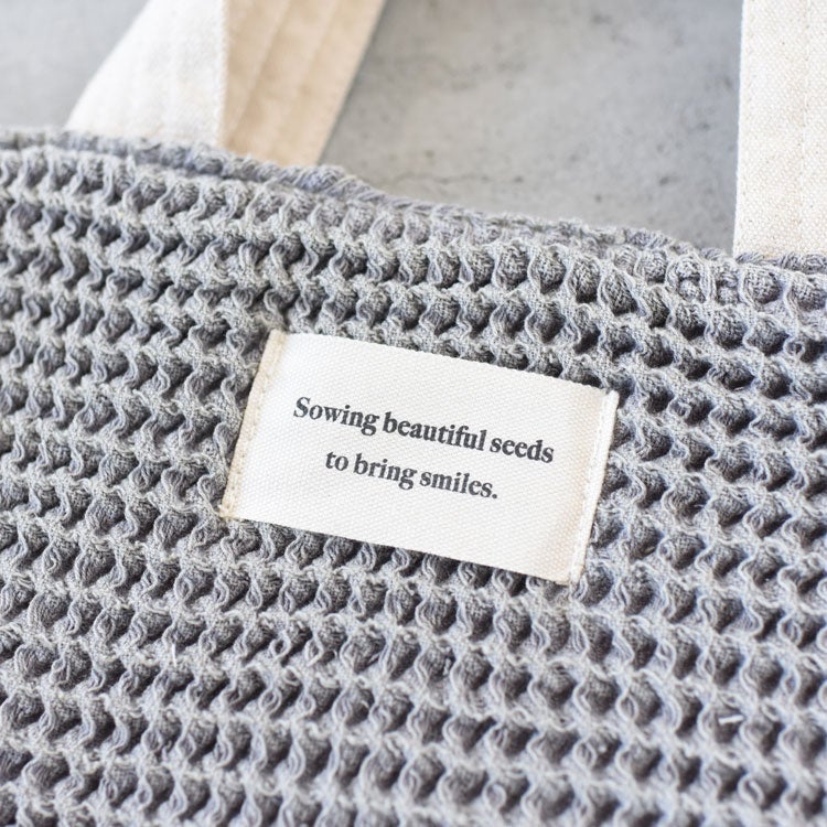 Waffle Square Totebag ワッフルスクエアトートバッグ