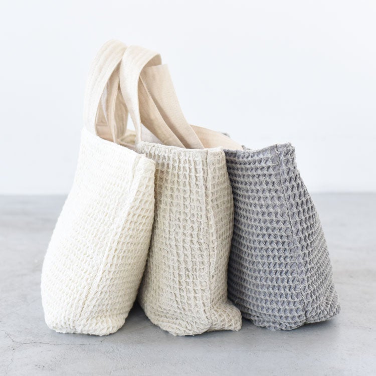 Waffle Square Totebag ワッフルスクエアトートバッグ