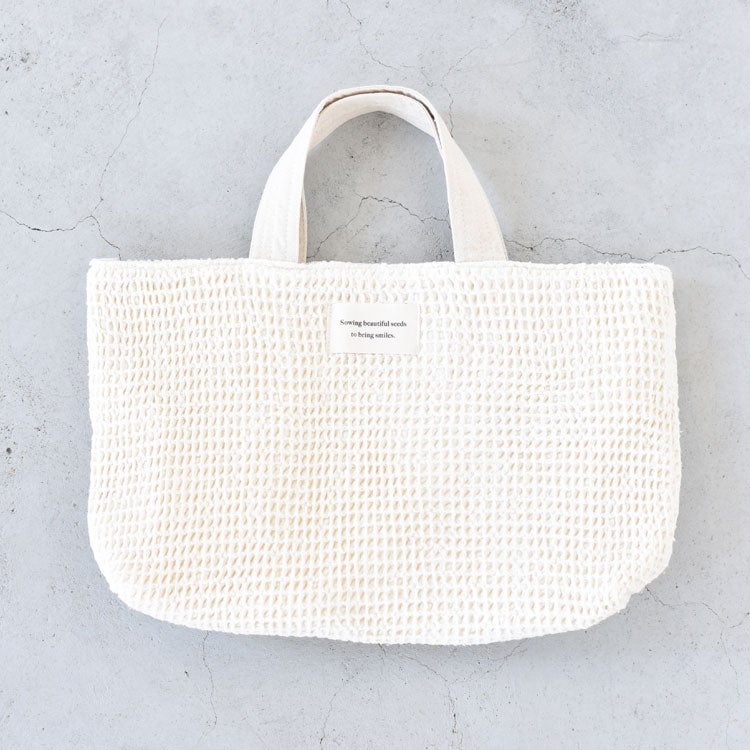 Waffle Square Totebag ワッフルスクエアトートバッグ