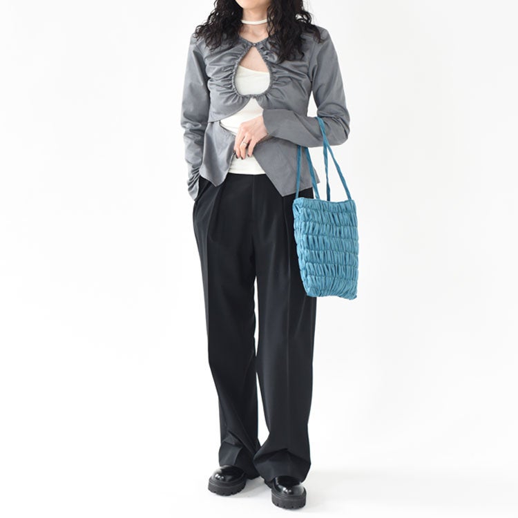 Gather Velour Bag ギャザーベロアバッグ