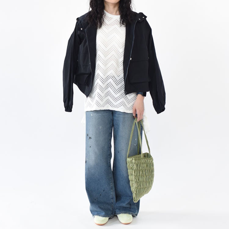 Gather Velour Bag ギャザーベロアバッグ