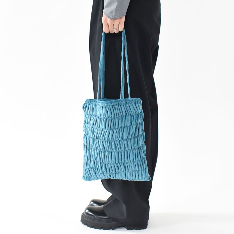 Gather Velour Bag ギャザーベロアバッグ