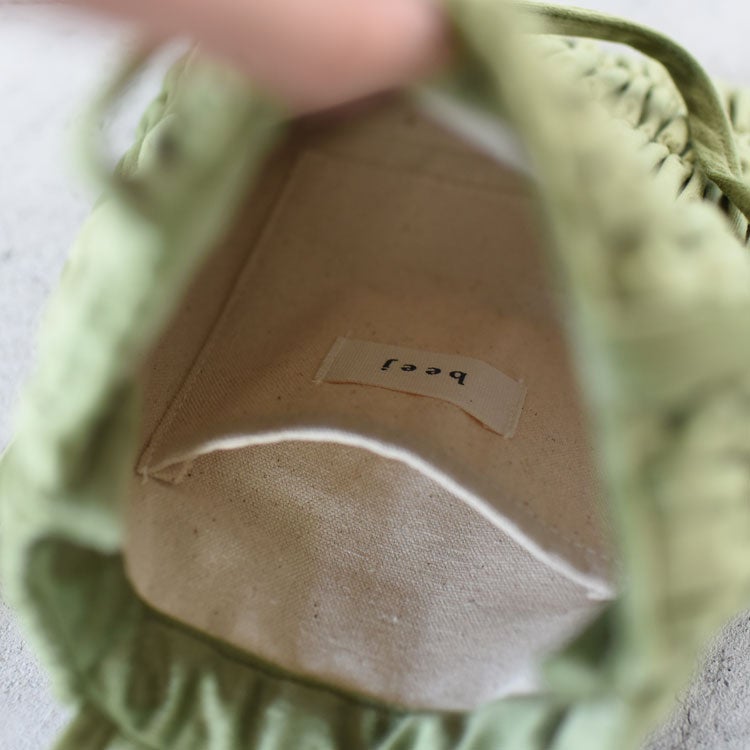 Gather Velour Bag ギャザーベロアバッグ