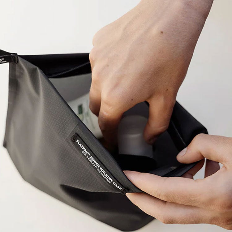 フラットパックジッパートイレタリーケース