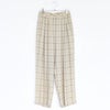 Check Daubletuck Pants チェックダブルタックパンツ
