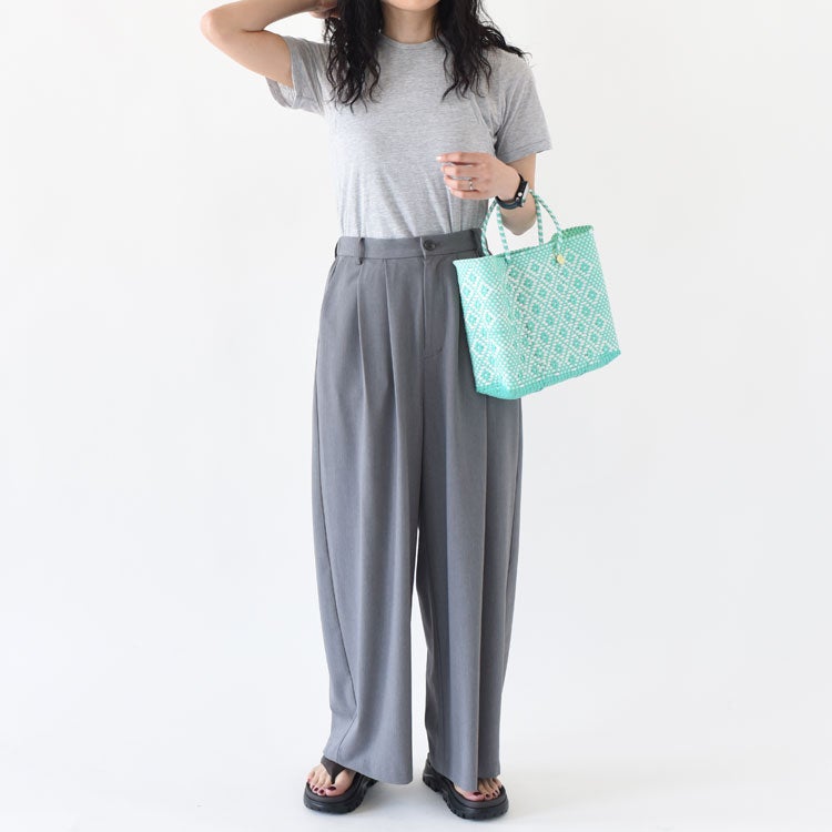 FINE SLUB YARN LAYERED TOP レイヤードトップ