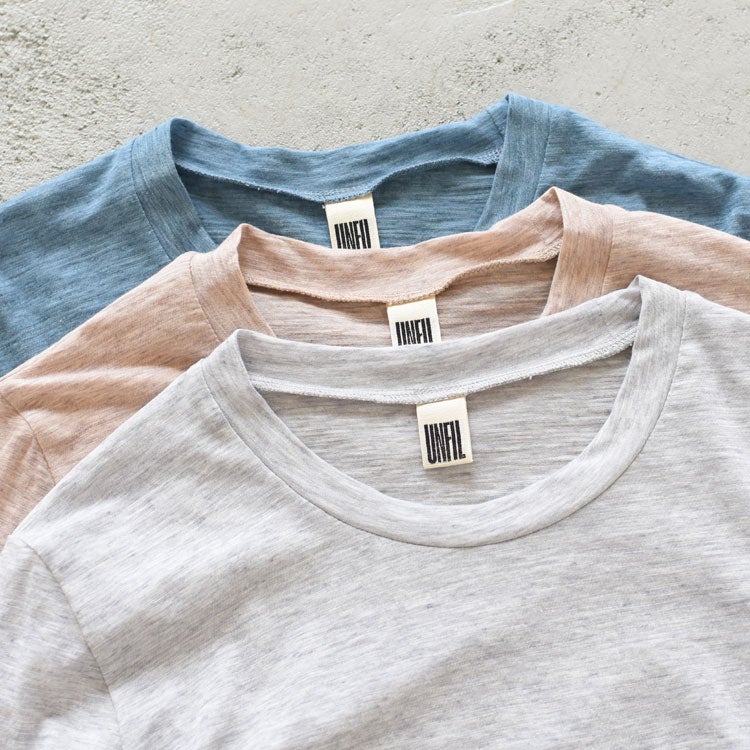 FINE SLUB YARN LAYERED TOP レイヤードトップ