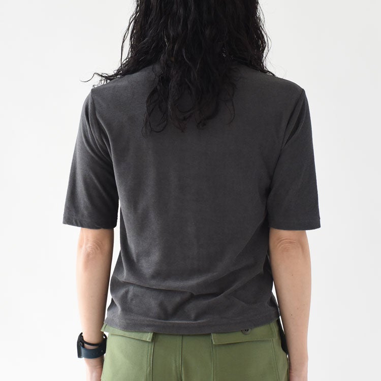 PILE HALF SLEEVE CARDIGAN　パイルハーフスリーブカーディガン