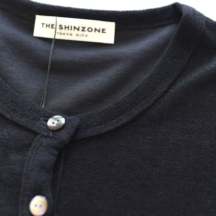 PILE HALF SLEEVE CARDIGAN　パイルハーフスリーブカーディガン