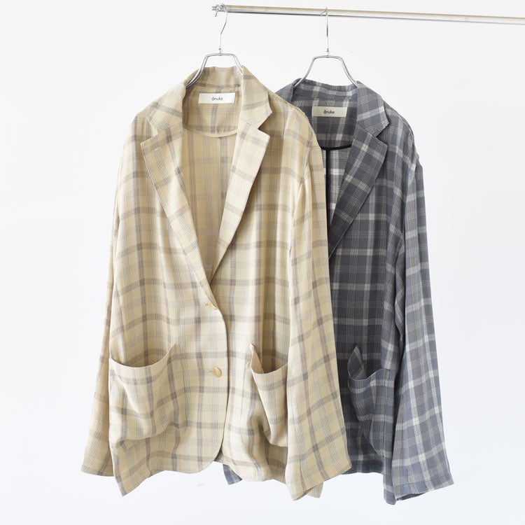 Check Over Jacket チェックオーバージャケット