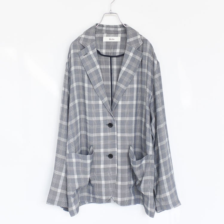 Check Over Jacket チェックオーバージャケット/62610102/anuke