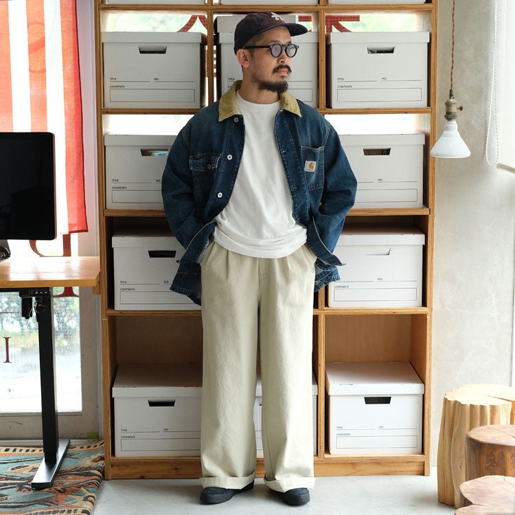 CHINO WIDE TROUSERS チノワイドトラウザーズ
