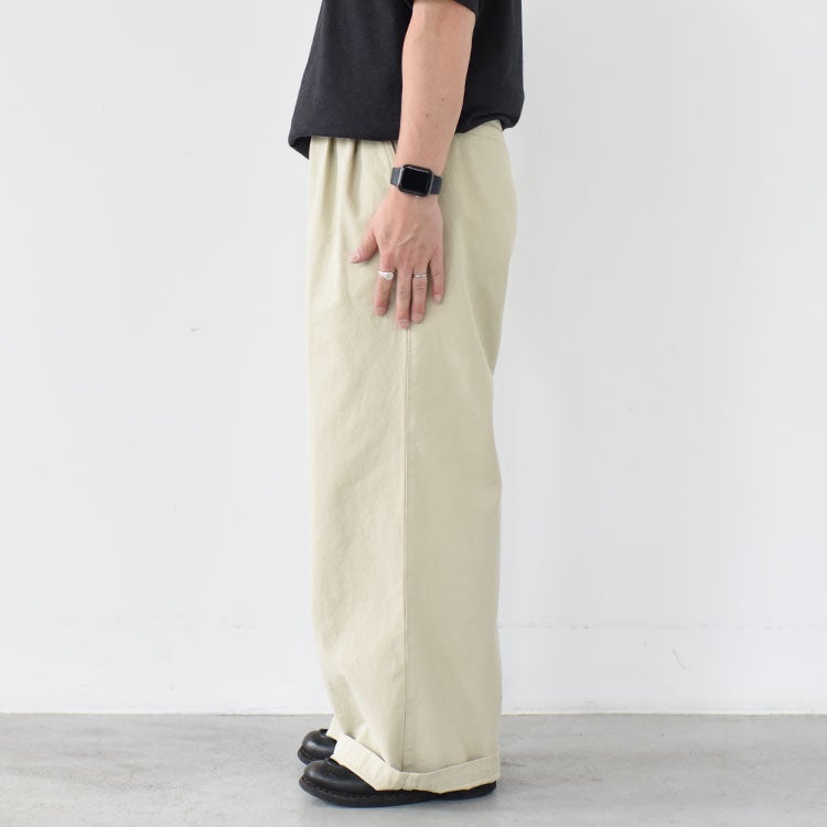 CHINO WIDE TROUSERS チノワイドトラウザーズ