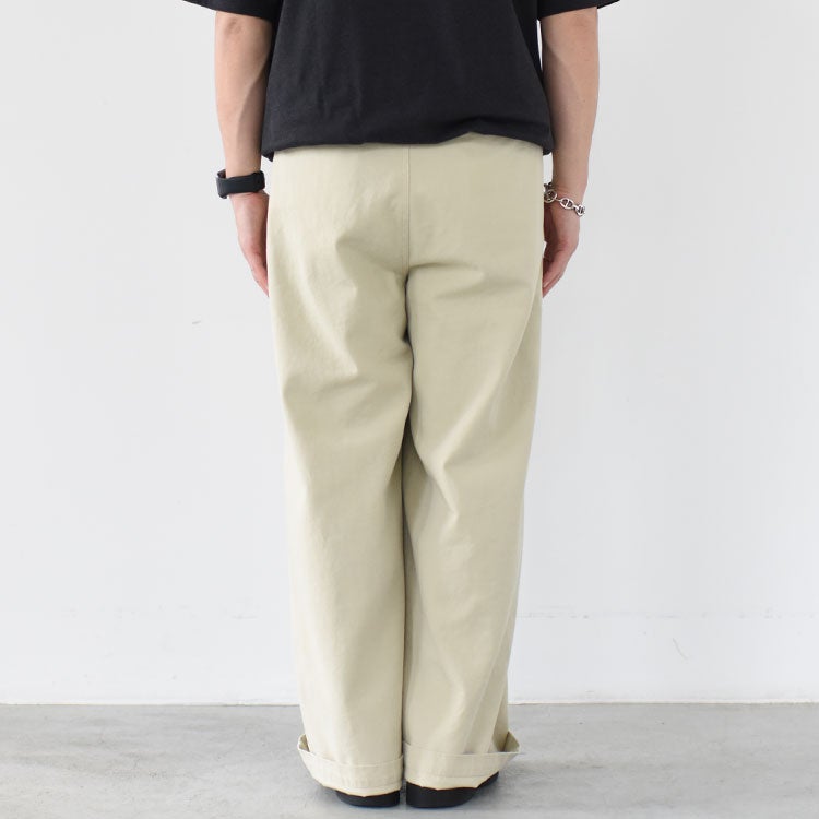 CHINO WIDE TROUSERS チノワイドトラウザーズ