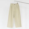 CHINO WIDE TROUSERS チノワイドトラウザーズ