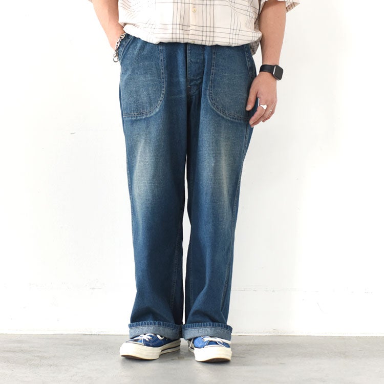 USN DENIM TROUSERS USネイビーデニムトラウザーズ