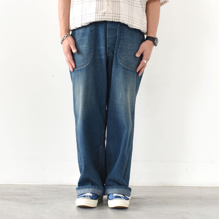 USN DENIM TROUSERS USネイビーデニムトラウザーズ