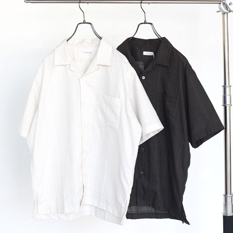 Open Collar Panama S/S Shirt オープンカラーパナマショートスリーブシャツ