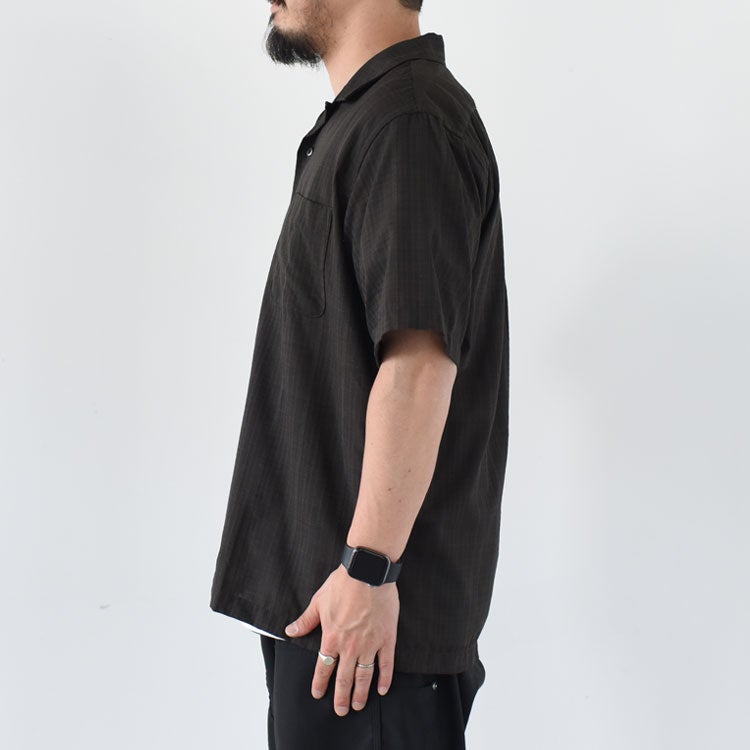 Open Collar Panama S/S Shirt オープンカラーパナマショートスリーブシャツ