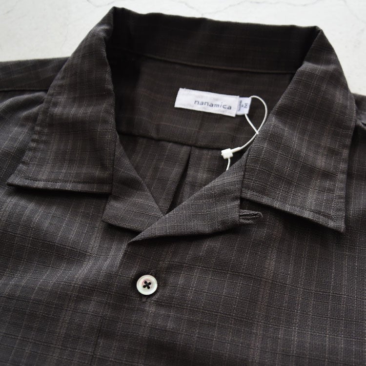 Open Collar Panama S/S Shirt オープンカラーパナマショートスリーブシャツ