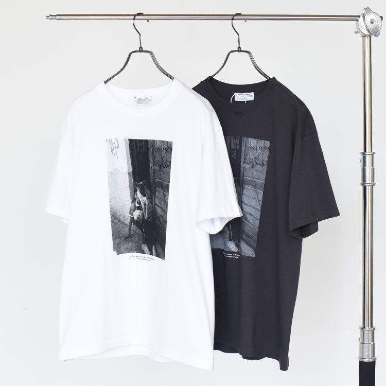 24S-S オーガニック天竺 ORBプリント ボーイズ Tシャツ 01 半袖ビッグTシャツ ワッペン風プリント SHISKY シスキー 326-00